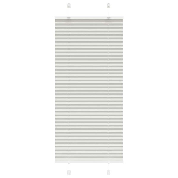 vidaXL Store plissé gris clair 60x100 cm largeur du tissu 59 4 cm