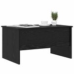 vidaXL Table basse Chêne noir 102 x 50 5 x 46 5 cm Bois d'ingénierie