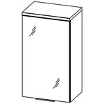 Germania armoire murale de salle de bain gw-pescara blanc et graphite