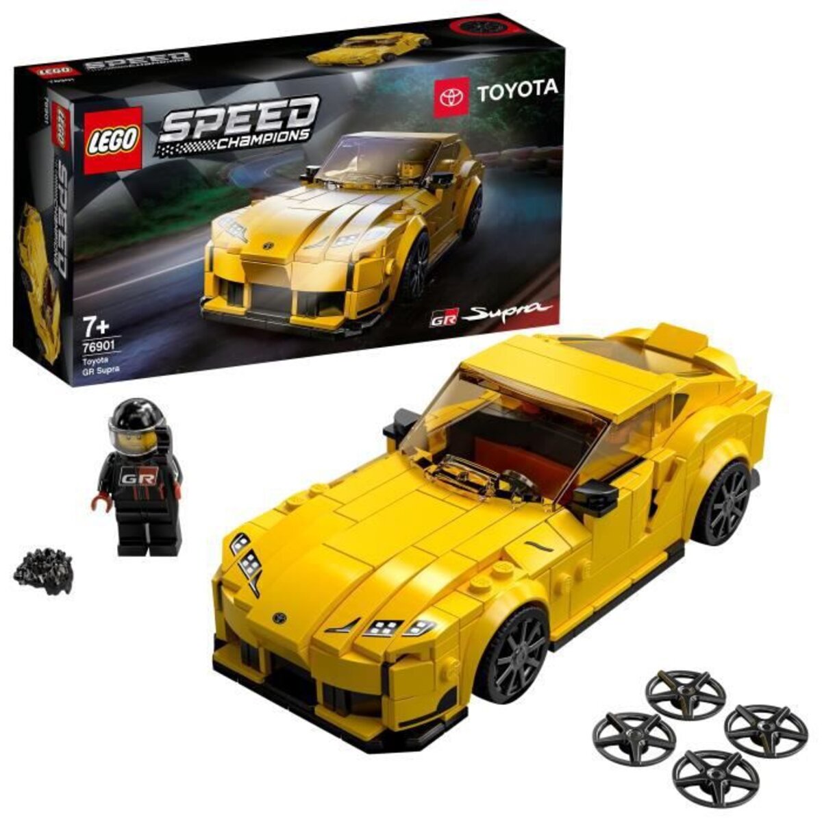 Lego 76901 speed champions toyota gr supra – jouet voiture de