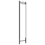 vidaXL Cloison de séparation 4 panneaux Blanc 160x220 cm Tissu
