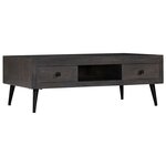 vidaXL Table basse bois de manguier massif 100x60x35 cm