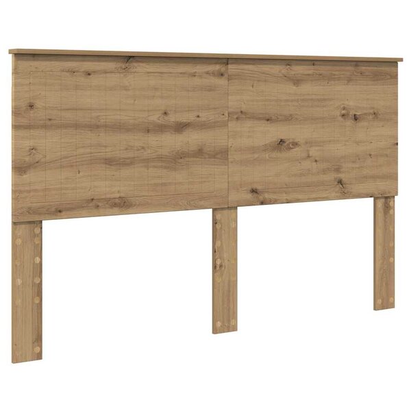 vidaXL Tête de lit Chêne artisanal 160 cm Bois d'ingénierie