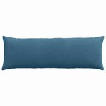 vidaXL Coussins de canapé 2 Pièces Bleu 120 x 40 cm