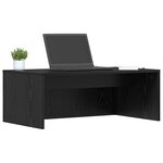 vidaXL Bureau mural Chêne noir 80 x 45 x 30 cm Bois d'ingénierie