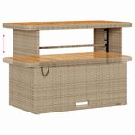 vidaXL Ensemble de canapé de jardin avec coussin 13 Pièces beige et crème
