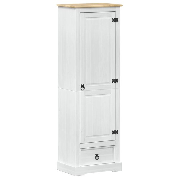 vidaXL Armoires Blanc 55 x 38 x 170 cm Pin massif