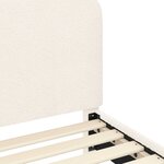 vidaXL Cadre de lit pour enfants avec tête de lit Crème 80 x 200 cm