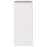 vidaXL Commode Drammen Blanc 76 5 x 40 x 91 cm Bois de pin massif