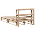 vidaXL Cadre de lit sans matelas 90x200 cm bois de pin massif