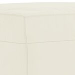 vidaXL Ensemble de canapés 4 Pièces avec coussins crème velours