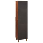 vidaXL Buffet avec tiroir avec étagère avec stockage avec porte Marron 38 x 33.5 x 160 cm