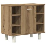 vidaXL Ensemble de meubles salle de bain 3 Pièces bois d'ingénierie