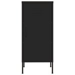 vidaXL Armoire de rangement Noir 42 5x35x101 5 cm Acier
