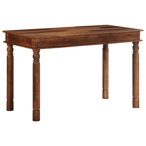 vidaXL Table à manger 120x60x77 cm bois massif d'acacia