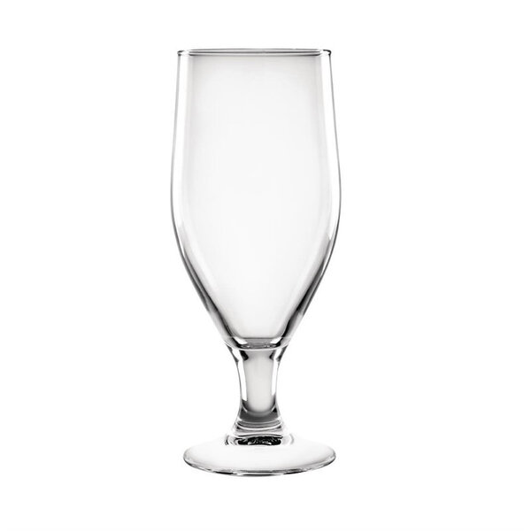 Verres à bière à pied 380ml - lot de 6 - olympia -  - verre x182mm