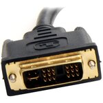 Startech.com câble répartiteur en y dvi-i analogique vers double vga 30 cm - câble splitter dvi vga - m/f