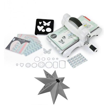 Machine de découpe Big Shot Sizzix + Matrice Etoile de Noël 3D