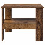 vidaXL Table basse Bois ancien 57 x 55 x 45 cm Bois d'ingénierie