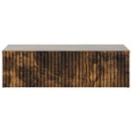 vidaXL Table d'appoint murale 59 x 34 5 x 17 cm Bois d'ingénierie