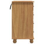 vidaXL Bureau d'écriture avec tiroir ASKIM Marron 95 x 40 x 75 cm