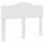 vidaXL Tête de lit Blanc 120 cm Bois d'ingénierie