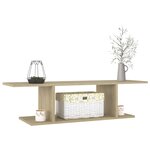 vidaXL Meuble TV mural Chêne sonoma 103x30x26 5 cm