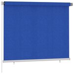 vidaXL Store roulant d'extérieur 180x140 cm Bleu PEHD
