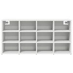vidaXL Cabinet à chaussures Blanc 103 x 30 x 51 cm Bois d'ingénierie