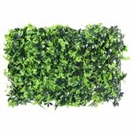  vidaXL Clôture à feuilles artificielles 24 Pièces vert 40x60 cm