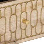 vidaXL Meuble TV 100x33x46 cm bois massif de manguier