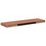 vidaXL Étagère Murale 2 Pièces Rouge 90 x 23 5 x 4 cm Bois d'ingénierie