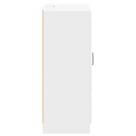 vidaXL Buffet Blanc brillant 66 x 34 5 x 87 cm Bois d'ingénierie