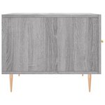 vidaXL Table basse Sonoma gris 50x50x40 cm Bois d'ingénierie