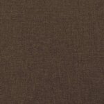 vidaXL Sommier à lattes de lit et matelas marron foncé 120x190cm tissu