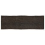 vidaXL Dessus de table bois massif traité bordure assortie