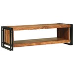 vidaXL Table basse 120x50x38 cm en bois massif d'acacia