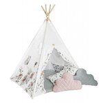 Tipi enfant Nature avec coussins