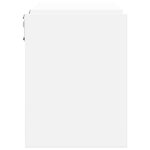 vidaXL Étagères murales 2 Pièces blanc 100x15x20 cm bois d'ingénierie