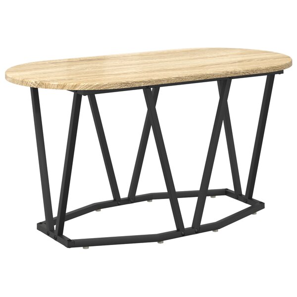 Table basse vidaXL en chêne Sonoma 80x40x40 5 cm en bois d'ingénierie et métal