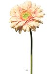 Gerbera artificiel  h 48 cm rose pâle - best - couleur: rose pâle
