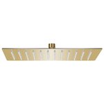 vidaXL Pomme de douche pluie Inox 30x20 cm Rectangulaire Doré