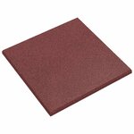 vidaXL Dalles de Protection Anti-Chute 6 pièces Rouge 50 x 50 cm