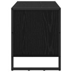 vidaXL Cabinet à chaussures avec stockage Chêne noir 60 x 35 x 44 cm