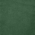 vidaXL Canapé-chaise accoudoirs vert foncé 54 cm tissu velours côtelé