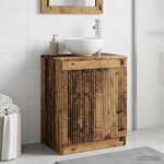 vidaXL Armoire de salle de bain Bois ancien 54 x 41 x 70 cm