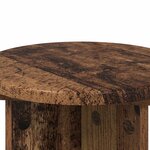 vidaXL Support de Plante 2 pièces Bois ancien Ø29 5 x 40 cm
