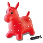 Jamara cheval rebondissant avec pompe rouge