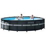 Intex Piscine à cadre avec pompe à sable Ultra XTR 549x132 cm