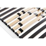 Sommier en kit blanc 140 x 190 cm